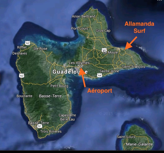 Lodging at Guadeloupe’s Allamanda Surf Camp: Lovely bungalows in Le Moule Lodging at Guadeloupe’s Allamanda Surf Camp: Lovely bungalows in Le Moule